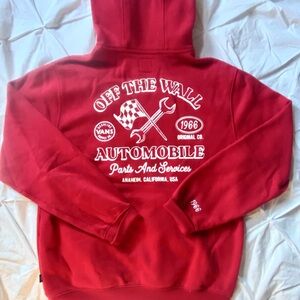 Vans Off the Wall Red Hoodie